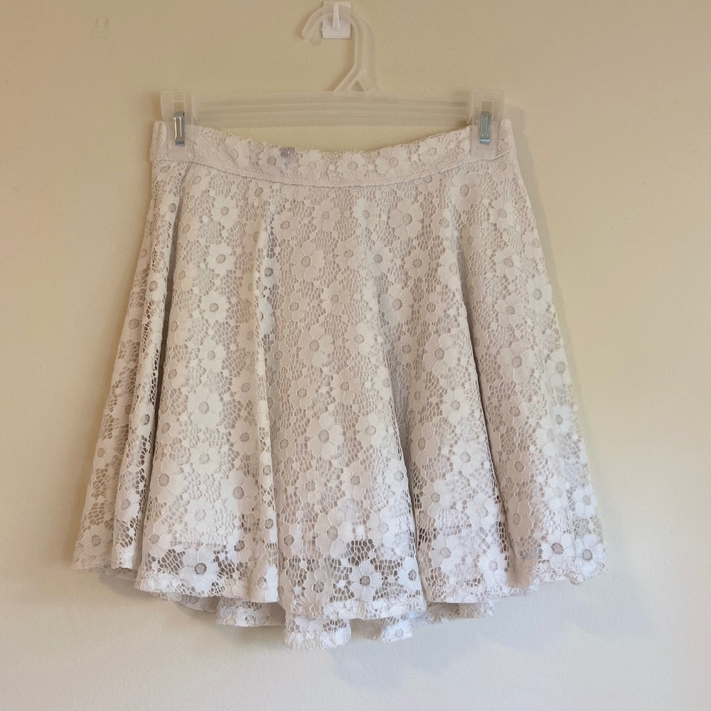 White Abercrombie Kids Skirt